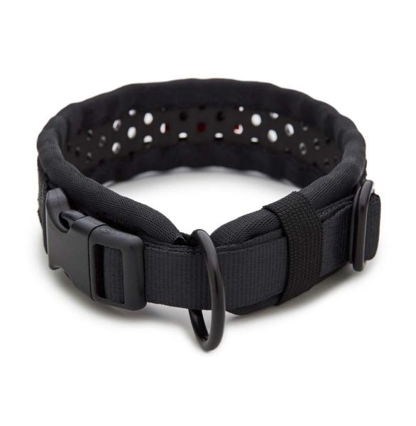 SOFTY Halsband | Länge: 35-41cm | Breite: 3,3cm | Farbe: schwarz/schwarz
